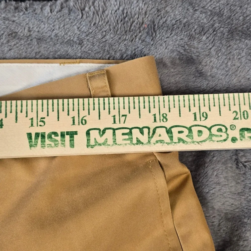 Orvis Men's Chino Pants‎ 36W 32L Tan Khaki 100% Cotton Flat Front Straight Leg